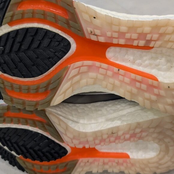 Adidas UltraBoost 22 Gore-Tex sz 8 white grey orange GX8321 - Picture 6 of 7